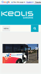 Mobile Screenshot of keolis-garonne.com